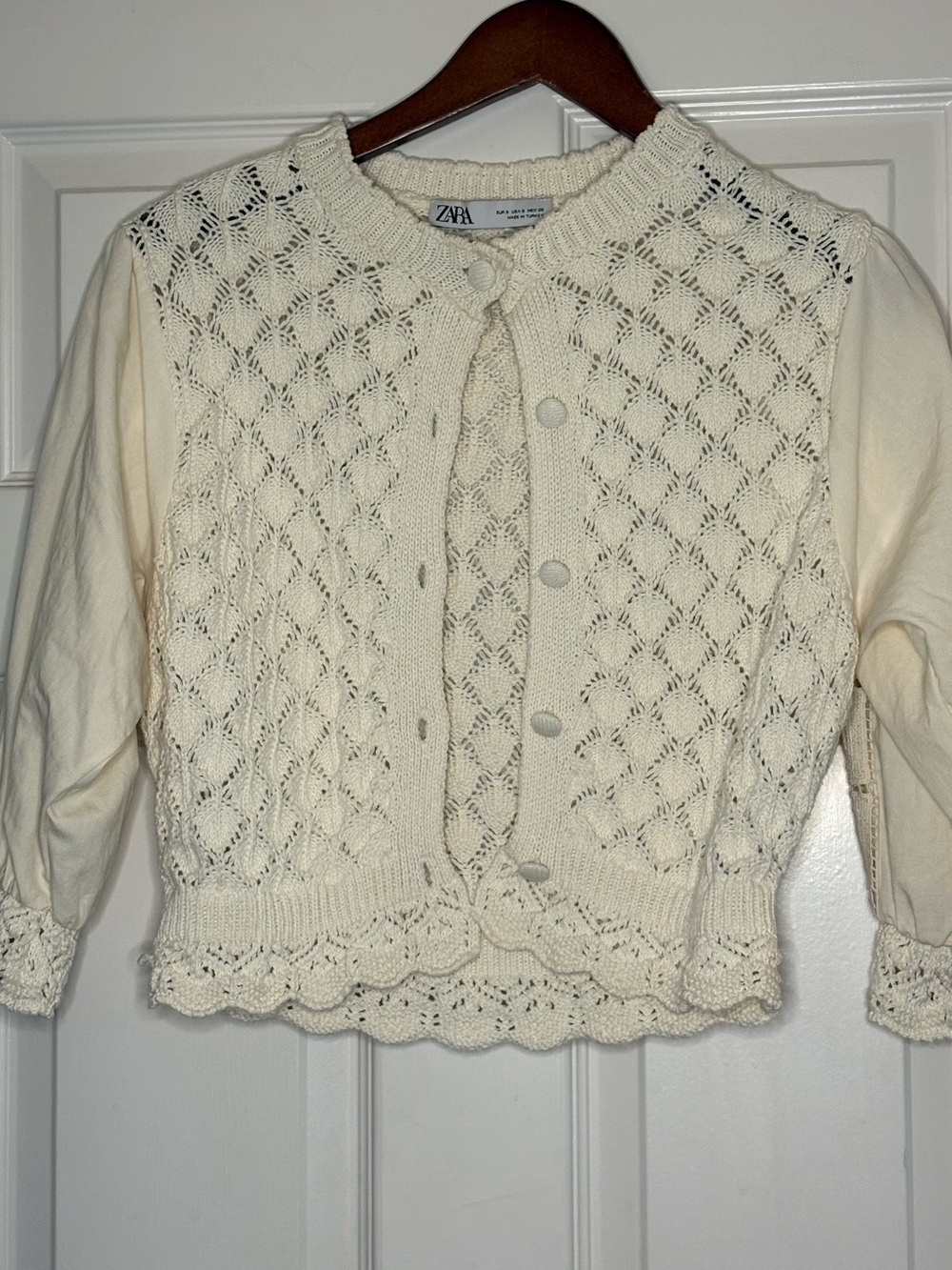 Zara Crochet Sweater